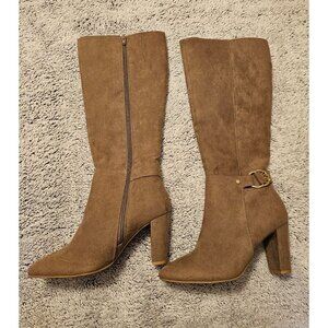 NWT Women's Jones New York Katarina Brown High Boots Size 7.5‎